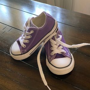 Purple Converse for toddler!! Size 6